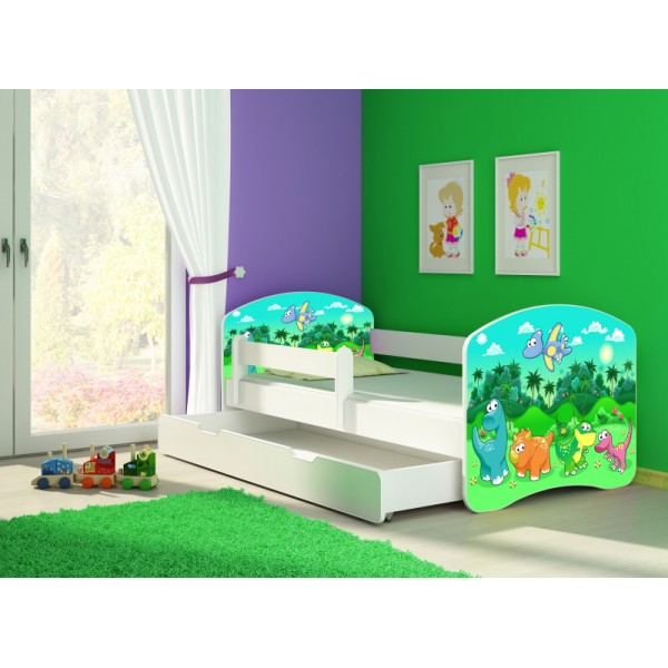 Otroška postelja 4kids Yummy Dinozavri